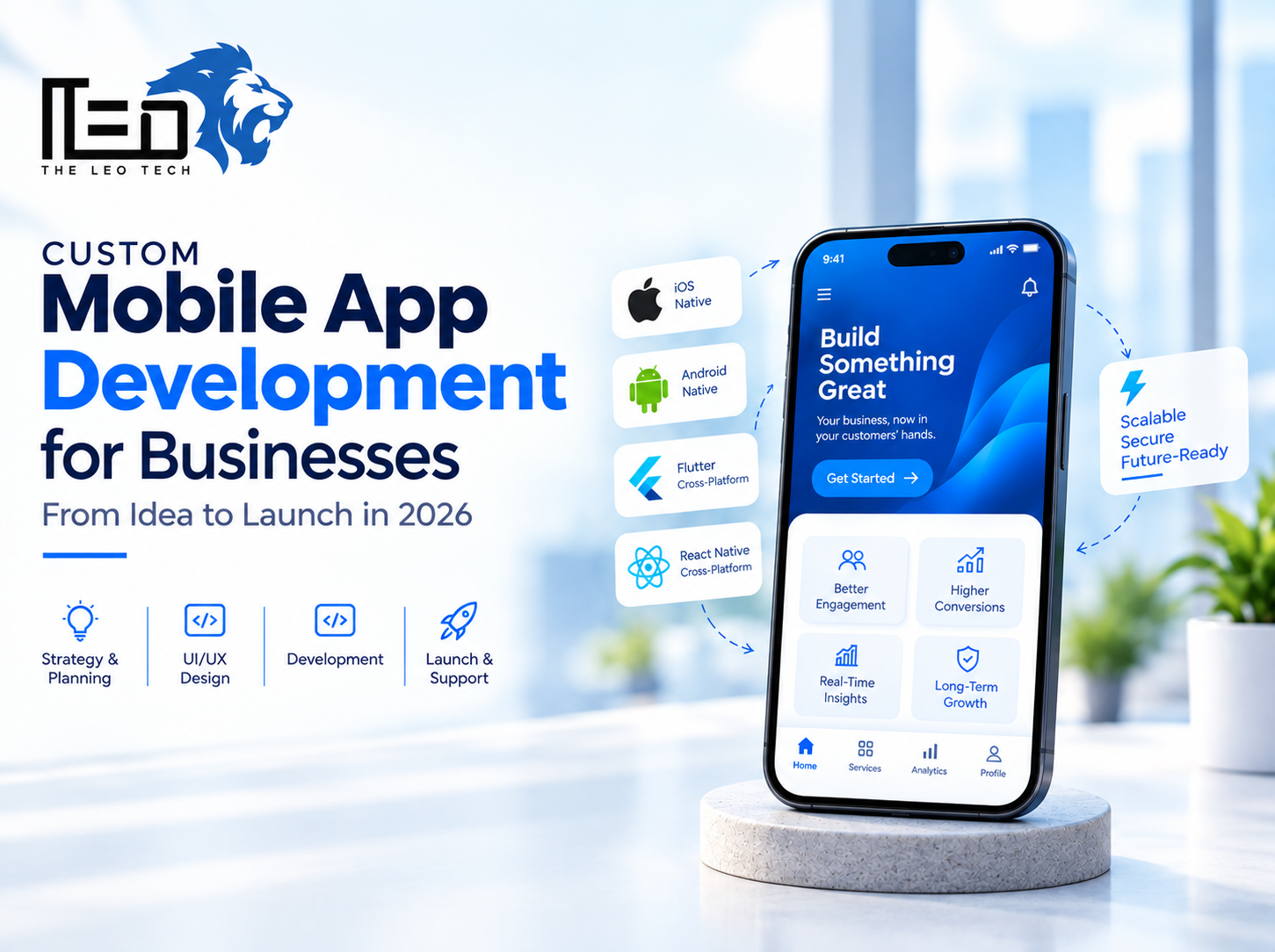 Custom Mobile App Development for Businesses: From Idea to Launch in 2026