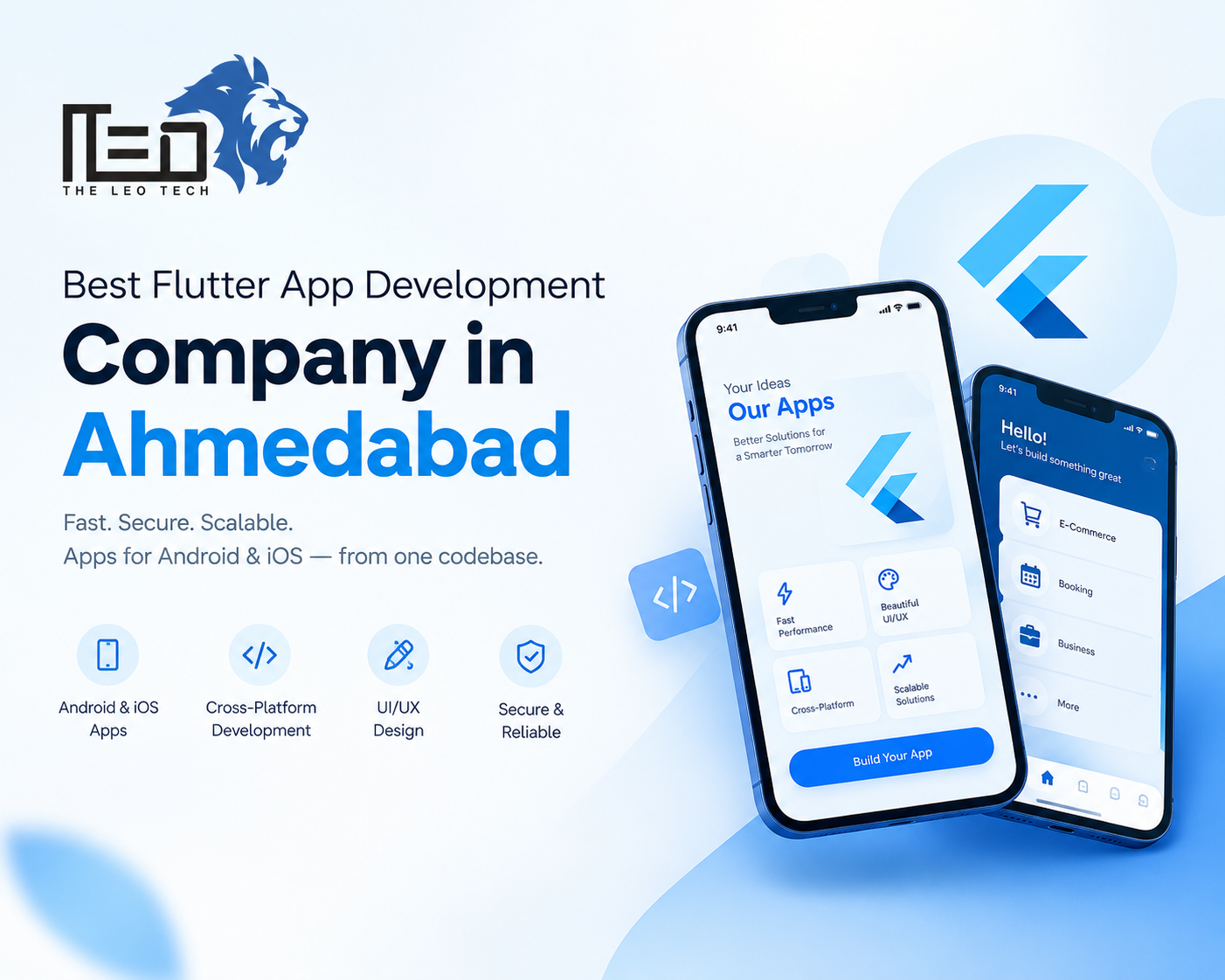Best Flutter App Development Company in Ahmedabad for Custom Mobile Apps